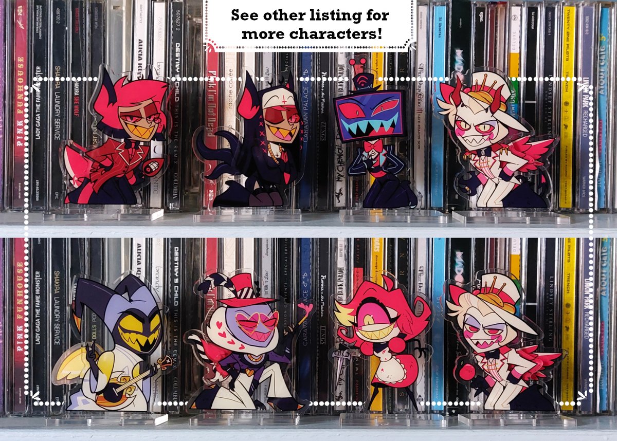 HAZBIN HOP: a bouncy standee collection Vol 2 | DatchiDatchi